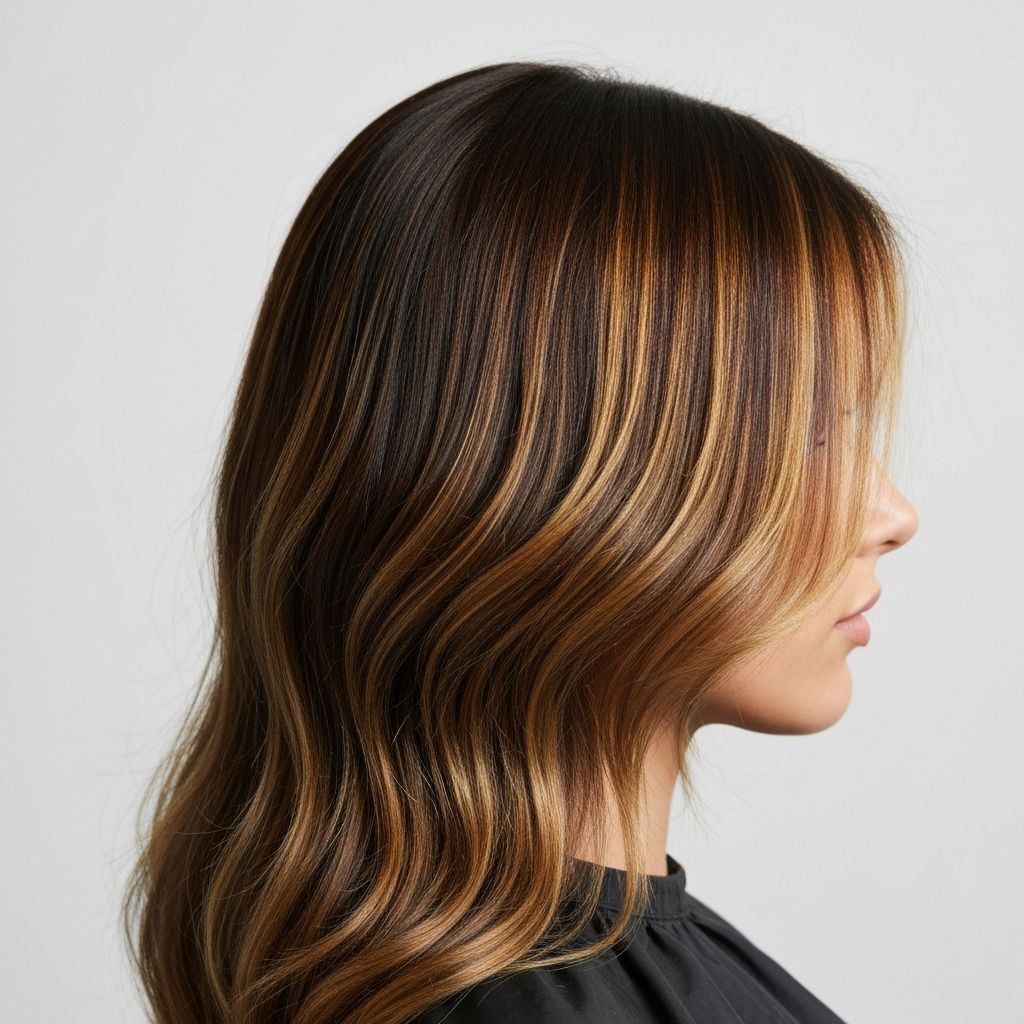 Gorgeous balayage highlights